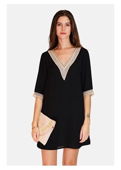 ASSUILI Sukienka w kolorze czarnym ze sklepu Limango Polska w kategorii Sukienki - zdjęcie 173680470