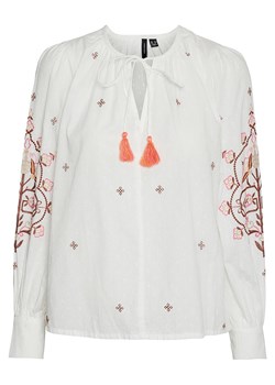 Vero Moda Bluzka w kolorze białym ze sklepu Limango Polska w kategorii Bluzki damskie - zdjęcie 173680541