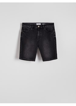 Reserved - Jeansowe szorty slim fit - szary ze sklepu Reserved w kategorii Spodenki męskie - zdjęcie 173681431