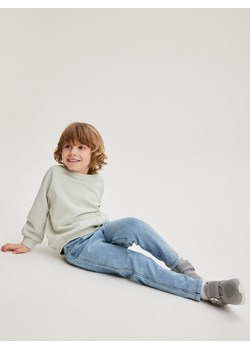 Reserved - Denimowe legginsy - niebieski ze sklepu Reserved w kategorii Spodnie chłopięce - zdjęcie 173681541