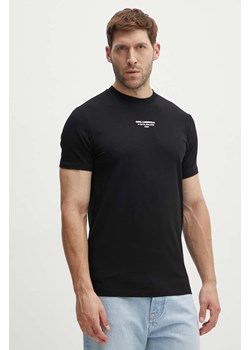 Karl Lagerfeld t-shirt męski kolor czarny z nadrukiem ze sklepu ANSWEAR.com w kategorii T-shirty męskie - zdjęcie 173682010