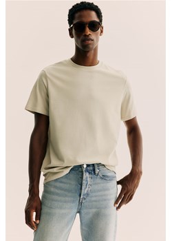 H & M - T-shirt Regular Fit - Beżowy ze sklepu H&M w kategorii T-shirty męskie - zdjęcie 173683654