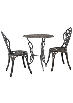 Zestaw mebli bistro do ogrodu Refrix 3X ze sklepu Edinos.pl w kategorii Zestawy mebli ogrodowych - zdjęcie 173684404