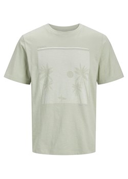 Jack &amp; Jones Koszulka &quot;Palm&quot; w kolorze khaki ze sklepu Limango Polska w kategorii T-shirty męskie - zdjęcie 173685592