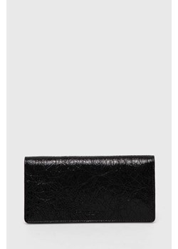 Gianni Chiarini portfel skórzany damski kolor czarny PF 5041 NPK ze sklepu ANSWEAR.com w kategorii Portfele damskie - zdjęcie 173685921