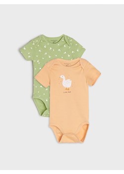 Sinsay - Body 2 pack - zielony ze sklepu Sinsay w kategorii Odzież dla niemowląt - zdjęcie 173686174
