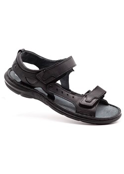 Sandały skórzane 277 czarne ze sklepu butyolivier w kategorii Sandały męskie - zdjęcie 173686371