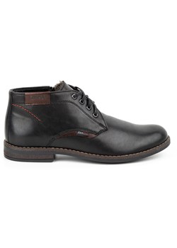 Buty męskie trzewiki zimowe skórzane 137KAM czarne - id: 3892n - marki butyolivier - 173686421 Buty męskie trzewiki zimowe skórzane 137KAM czarne ze sklepu butyolivier w kategorii Buty zimowe męskie - zdjęcie 173686421