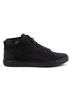 Buty skórzane męskie sneakersy 2108 czarne ze sklepu butyolivier w kategorii Trampki męskie - zdjęcie 173687364