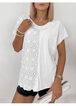 bluzka tiber biała one size ze sklepu UBRA w kategorii Bluzki damskie - zdjęcie 173687562
