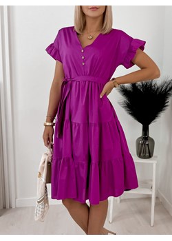 sukienka wioleta fuksja one size ze sklepu UBRA w kategorii Sukienki - zdjęcie 173687571