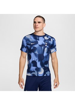 Męska przedmeczowa koszulka piłkarska z krótkim rękawem Nike Dri-FIT Tottenham Hotspur Academy Pro - Niebieski ze sklepu Nike poland w kategorii T-shirty męskie - zdjęcie 173687753