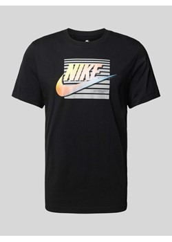 T-shirt z nadrukiem z logo ze sklepu Peek&Cloppenburg  w kategorii T-shirty męskie - zdjęcie 173687894