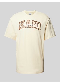 T-shirt z nadrukiem z logo model ‘Serif’ ze sklepu Peek&Cloppenburg  w kategorii T-shirty męskie - zdjęcie 173687963