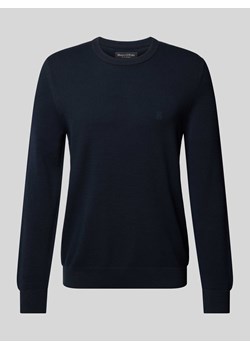 Sweter z dzianiny z fakturowanym wzorem ze sklepu Peek&Cloppenburg  w kategorii Swetry męskie - zdjęcie 173688000