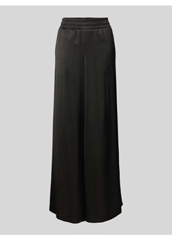 Spodnie materiałowe z szeroką nogawką i elastycznym pasem model ‘CEILING’ ze sklepu Peek&Cloppenburg  w kategorii Spodnie damskie - zdjęcie 173688134
