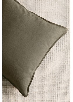 H & M - Poszewka na poduszkę z domieszką lnu - Zielony ze sklepu H&M w kategorii Poszewki na poduszki - zdjęcie 173688182