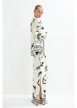 H & M - Wzorzysta spódnica - Beżowy ze sklepu H&M w kategorii Spódnice - zdjęcie 173688191