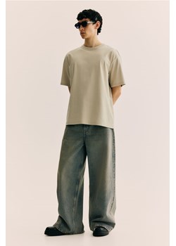 H & M - T-shirt COOLMAX Loose Fit - Beżowy ze sklepu H&M w kategorii T-shirty męskie - zdjęcie 173688280