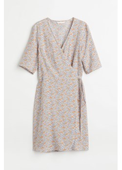 H & M - Kopertowa sukienka - Beżowy ze sklepu H&M w kategorii Sukienki - zdjęcie 173688302