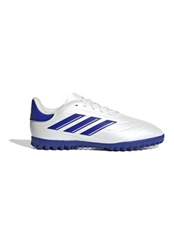 Buty piłkarskie adidas Copa Pure 2 Club Tf Jr IG8691 białe ze sklepu ButyModne.pl w kategorii Buty sportowe dziecięce - zdjęcie 173688551