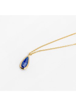 naszyjnik z lapis lazuli srebrny pozłacany ze sklepu ANIA KRUK w kategorii Naszyjniki - zdjęcie 173689371