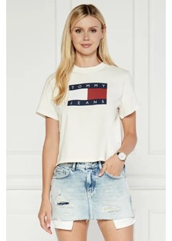 Tommy Jeans T-shirt | Cropped Fit ze sklepu Gomez Fashion Store w kategorii Bluzki damskie - zdjęcie 173690092