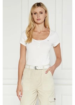 Tommy Jeans Bluzka HENLEY | Slim Fit ze sklepu Gomez Fashion Store w kategorii Bluzki damskie - zdjęcie 173690174