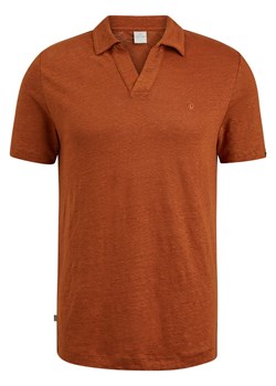 CAST IRON Lniana koszulka polo w kolorze pomarańczowym ze sklepu Limango Polska w kategorii T-shirty męskie - zdjęcie 173690613