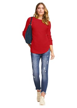 Heine Sweter w kolorze czerwonym ze sklepu Limango Polska w kategorii Swetry damskie - zdjęcie 173691172