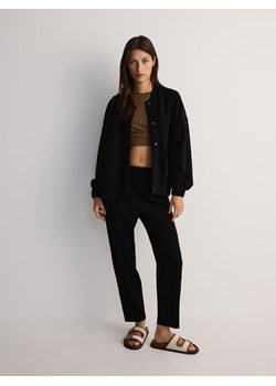 Reserved - Spodnie z kantem - czarny ze sklepu Reserved w kategorii Spodnie damskie - zdjęcie 173694644