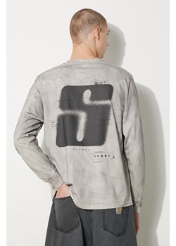STAMPD longsleeve bawełniany kolor szary wzorzysty ze sklepu PRM w kategorii T-shirty męskie - zdjęcie 173695074