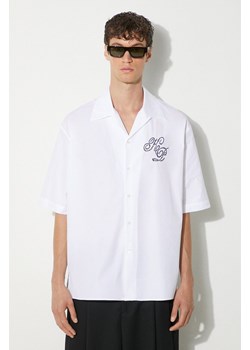 Kenzo koszula bawełniana Constellation Hawaiian Shirt męska kolor biały relaxed FE65CH1199LI.01 ze sklepu PRM w kategorii Koszule męskie - zdjęcie 173695091