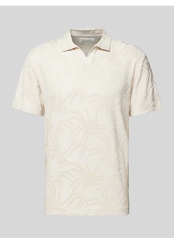 Koszulka polo z żakardowym wzorem ze sklepu Peek&Cloppenburg  w kategorii T-shirty męskie - zdjęcie 173695314