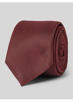 Krawat z detalem z logo ze sklepu Peek&Cloppenburg  w kategorii Krawaty - zdjęcie 173695352