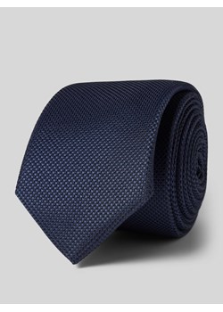 Krawat z detalem z logo ze sklepu Peek&Cloppenburg  w kategorii Krawaty - zdjęcie 173695361