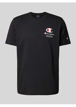 T-shirt z nadrukiem z logo ze sklepu Peek&Cloppenburg  w kategorii T-shirty męskie - zdjęcie 173695392