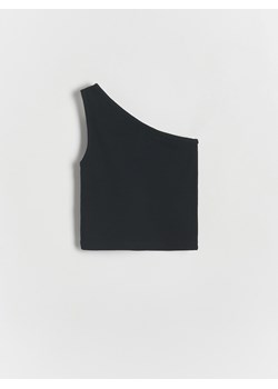 Reserved - Top na jedno ramię - czarny ze sklepu Reserved w kategorii Bluzki dziewczęce - zdjęcie 173695694