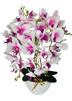 Kolorowy storczyk orchidea sztuczne 36 kwiatów 60 cm 3pgbf ze sklepu Pantofelek24.pl w kategorii Dekoracje - zdjęcie 173695861