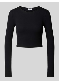 Bluzka krótka z długim rękawem i okrągłym dekoltem model ‘MAYA’ ze sklepu Peek&Cloppenburg  w kategorii Bluzki damskie - zdjęcie 173696744