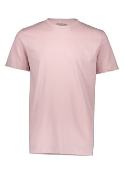 SELECTED HOMME Koszulka w kolorze jasnoróżowym ze sklepu Limango Polska w kategorii T-shirty męskie - zdjęcie 173697010