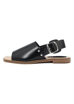 Studio 88 Skórzane sandały w kolorze czarnym ze sklepu Limango Polska w kategorii Sandały damskie - zdjęcie 173697271