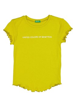 Benetton Koszulka w kolorze żółtym ze sklepu Limango Polska w kategorii Bluzki dziewczęce - zdjęcie 173697771