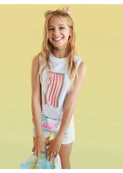 Sinsay - Koszulka z nadrukiem - biały ze sklepu Sinsay w kategorii Bluzki dziewczęce - zdjęcie 173698991