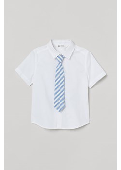 H & M - Koszula i krawat/mucha - Biały ze sklepu H&M w kategorii Koszule chłopięce - zdjęcie 173700090