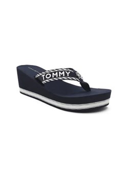 Tommy Hilfiger Japonki TOMMY WEBBING H WEDGE ze sklepu Gomez Fashion Store w kategorii Klapki damskie - zdjęcie 173700143