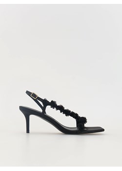 Reserved - Sandały z ozdobnymi paskami - czarny ze sklepu Reserved w kategorii Sandały damskie - zdjęcie 173701131