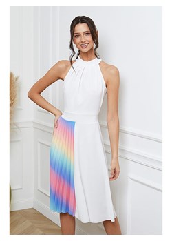 Joséfine Sukienka &quot;Laure&quot; w kolorze białym ze wzorem ze sklepu Limango Polska w kategorii Sukienki - zdjęcie 173701620