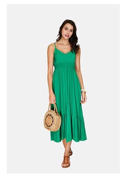 ASSUILI Sukienka w kolorze zielonym ze sklepu Limango Polska w kategorii Sukienki - zdjęcie 173701933