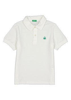 Benetton Koszulka polo &quot;Maglia&quot; w kolorze białym ze sklepu Limango Polska w kategorii T-shirty chłopięce - zdjęcie 173702140